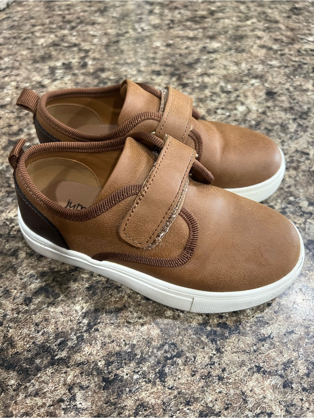 jumping beans Brown Slip-On Sneakers with White Sole